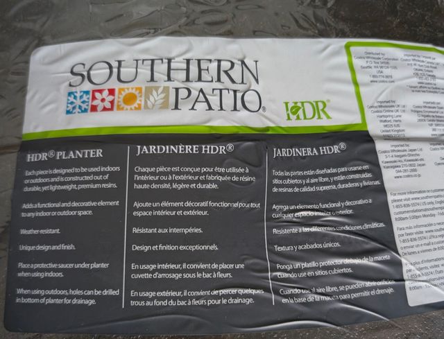 Macetero Southern Patio - Marrón