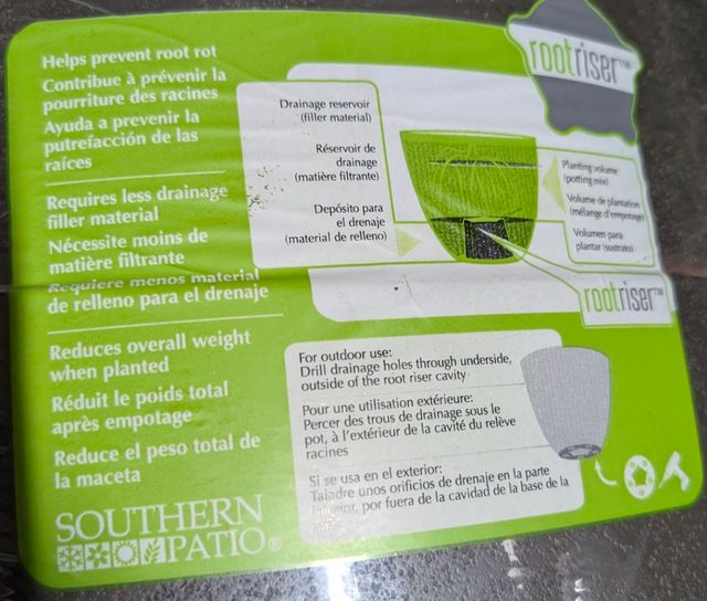 Macetero Southern Patio - Marrón