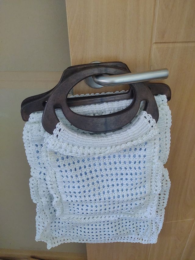 Bolsas ganchillo años 70 - hecho a mano