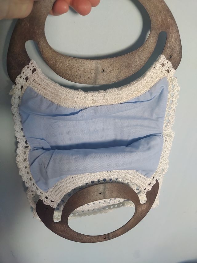 Bolsas ganchillo años 70 - hecho a mano