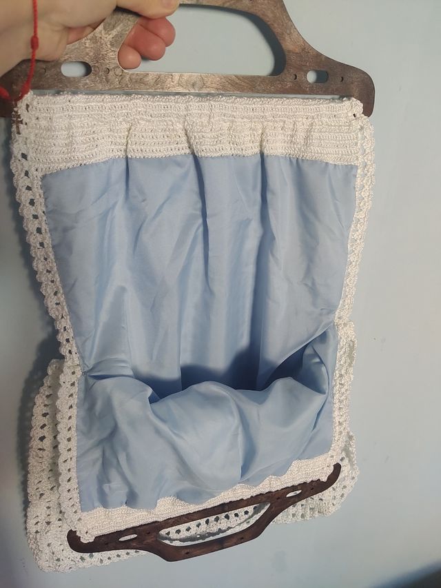 Bolsas ganchillo años 70 - hecho a mano