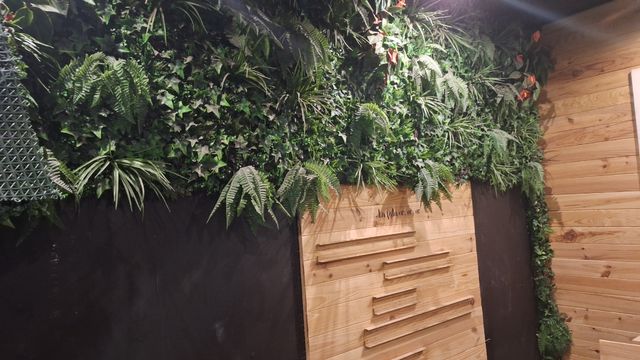 Jardín vertical artificial 20m2