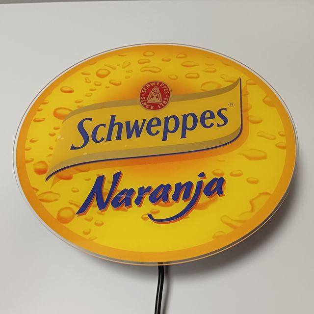 PUBLICIDADE LUMINOSA SCHWEPPES