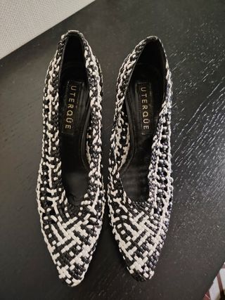 Zapatos UTERQÜE bicolor