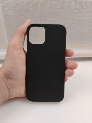 Custodia iPhone 12 Mini Nera in Silicone – Nuova