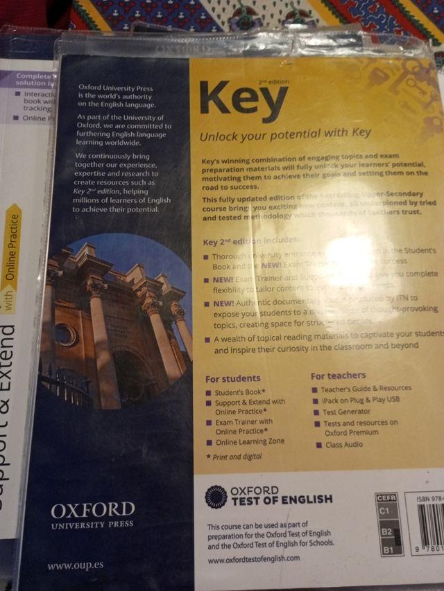 Key to Bachillerato 1. Student's Book. 2 Edition+
