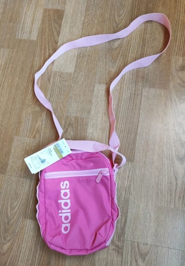 Bolso Adidas rosa - bandolera