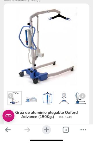 Grúa paciente LINMAK - Plegable