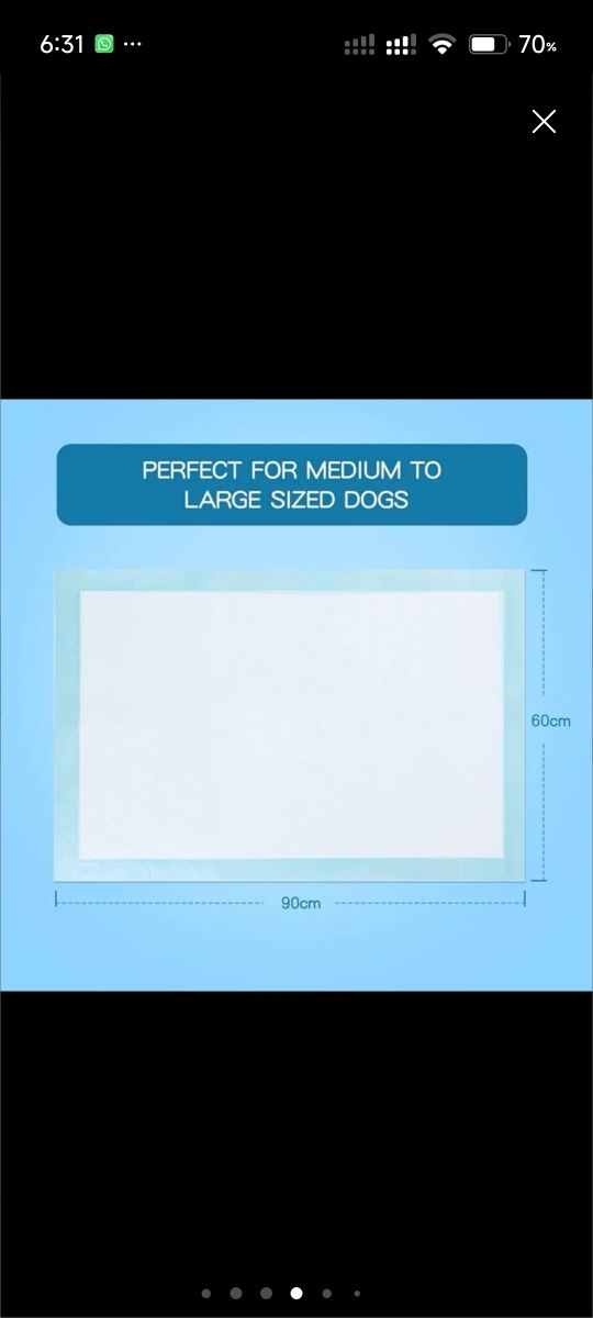 Almohadillas Higiene Mascotas (30 unid)