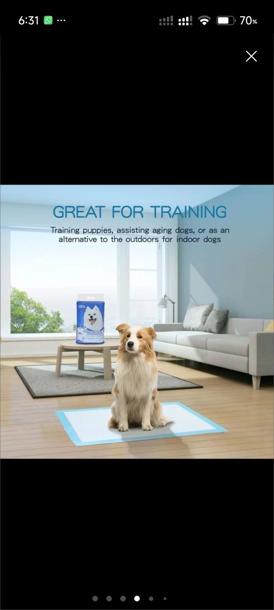 Almohadillas Higiene Mascotas (30 unid)