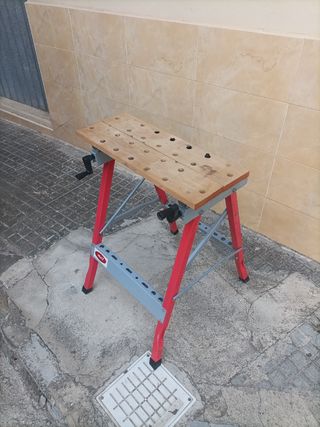 Banco trabajo plegable portátil