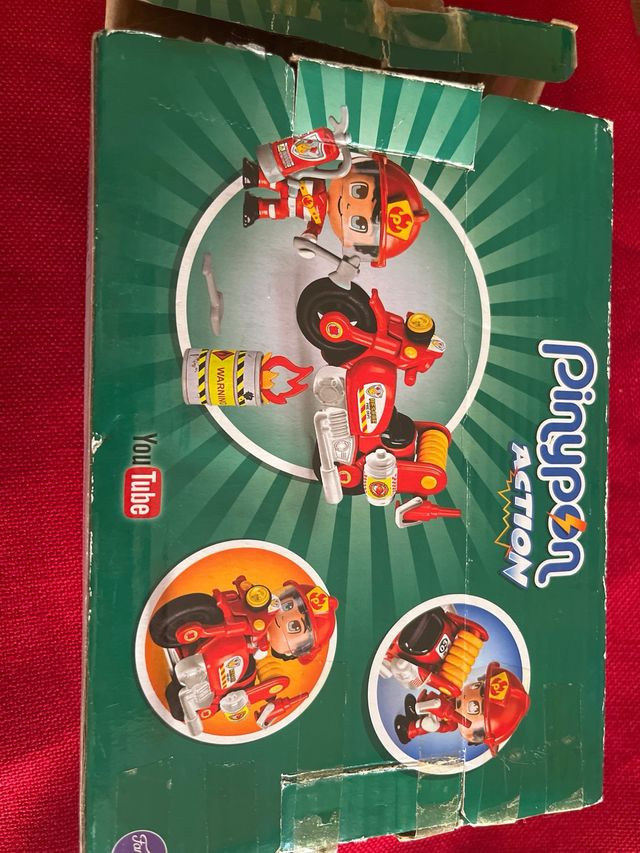 Motocicleta Bomberos Playmobil Action