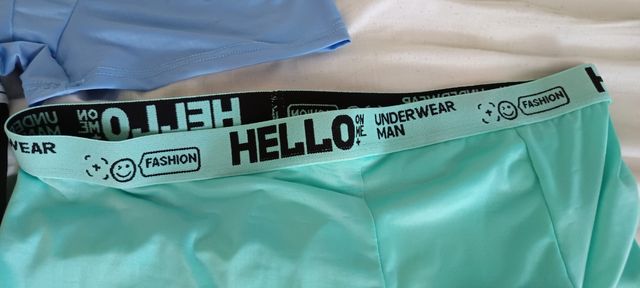 Calzoncillos Hello - Negro & Verde Agua