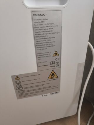 Aire acondicionado portátil Cecotec 2250 frigorías