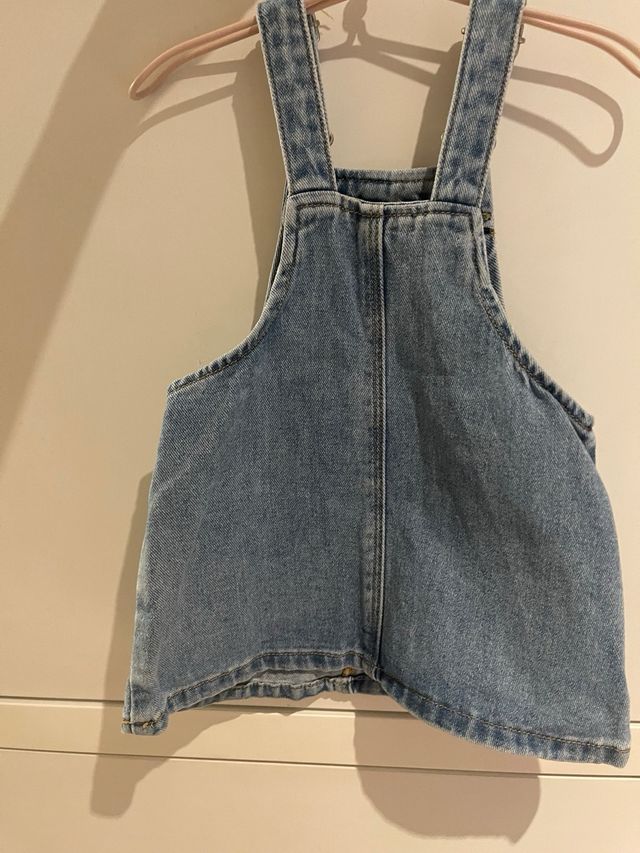 3 Petos Bebé Zara - Vaqueros y Beige