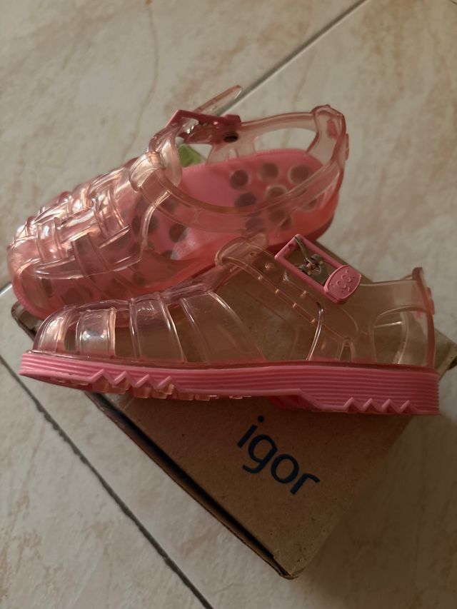 Sandalias Igor niña rosa - 24