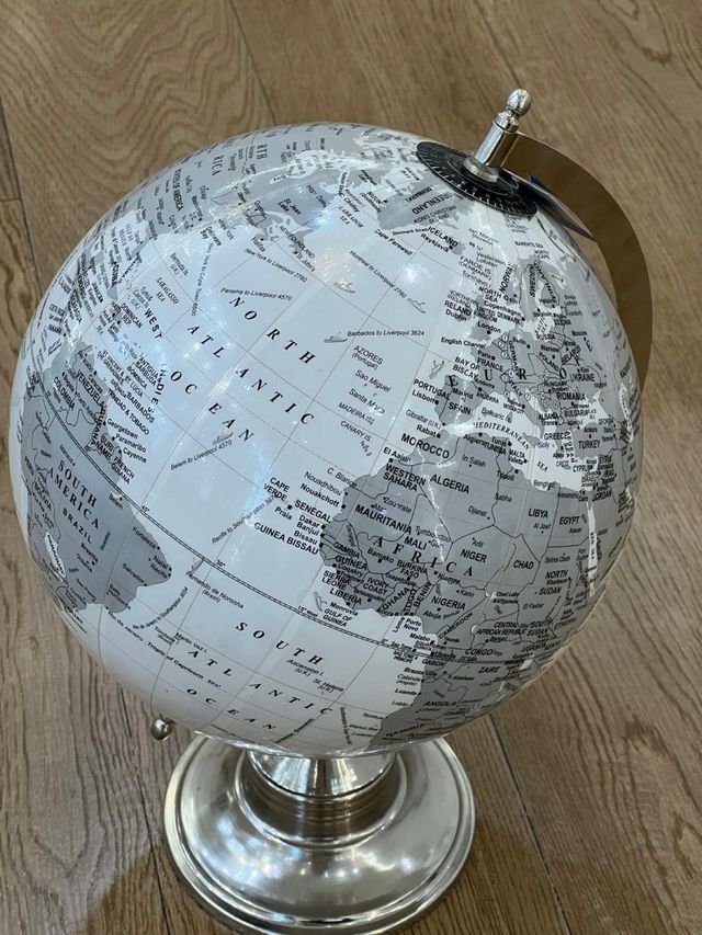 Globo terráqueo decorativo