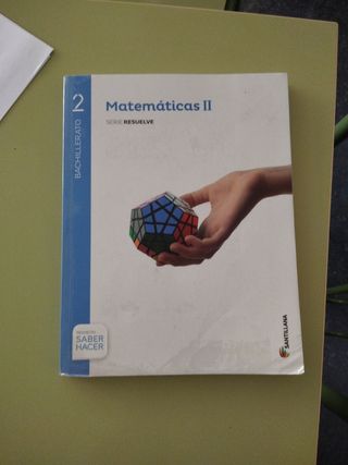 Matemáticas II, 2 Bachillerato