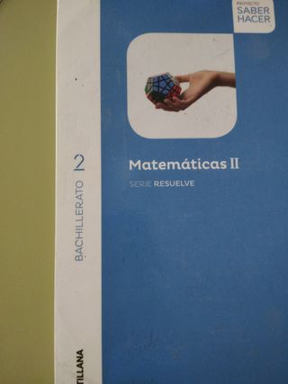 Matemáticas II, 2 Bachillerato