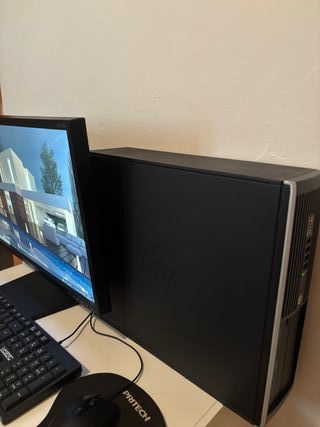 PC HP + Escritorio + Impresora Multifunción