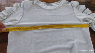 Maglia glitter Pinokkio argento