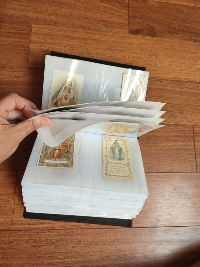 Álbum estampitas religiosas antiguas