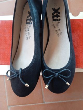 Bailarinas negras XTI -talla 40