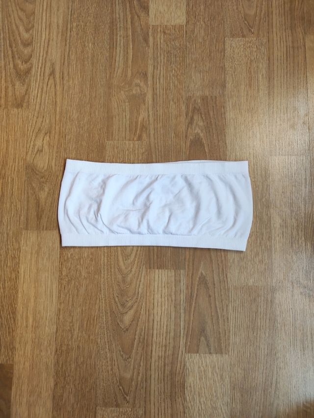 Sujetador bandeau Primark blanco
