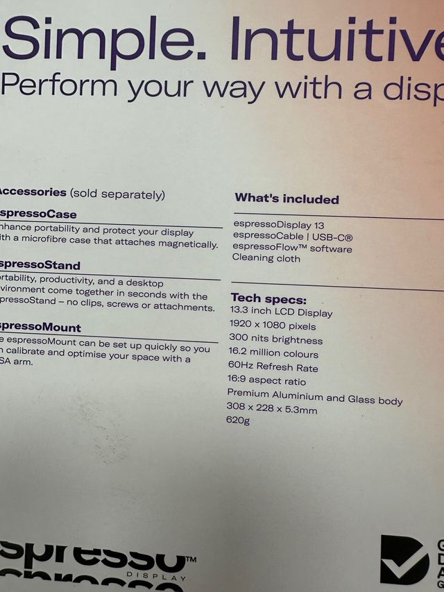 Monitor Espresso 13" - #030228