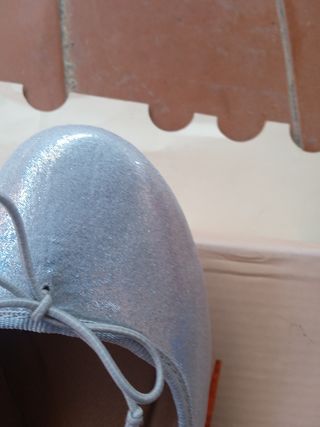 Bailarinas plateadas Mandarina