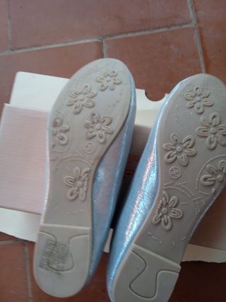 Bailarinas plateadas Mandarina