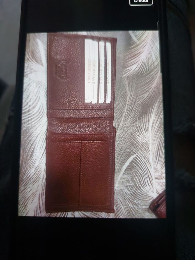 Portafoglio uomo pelle marrone