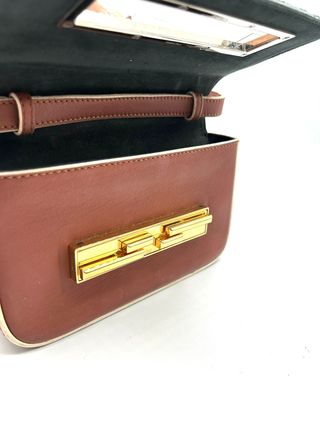 Borsa Fendi Baguette blu e marrone