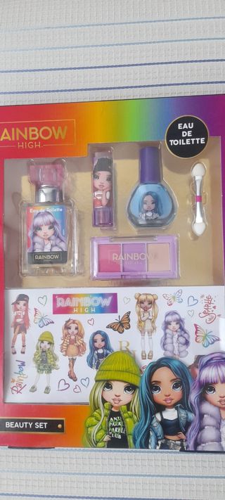 RAINBOW HIGH: Set Belleza con colonia.