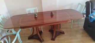 Mesa comedor madera extensible