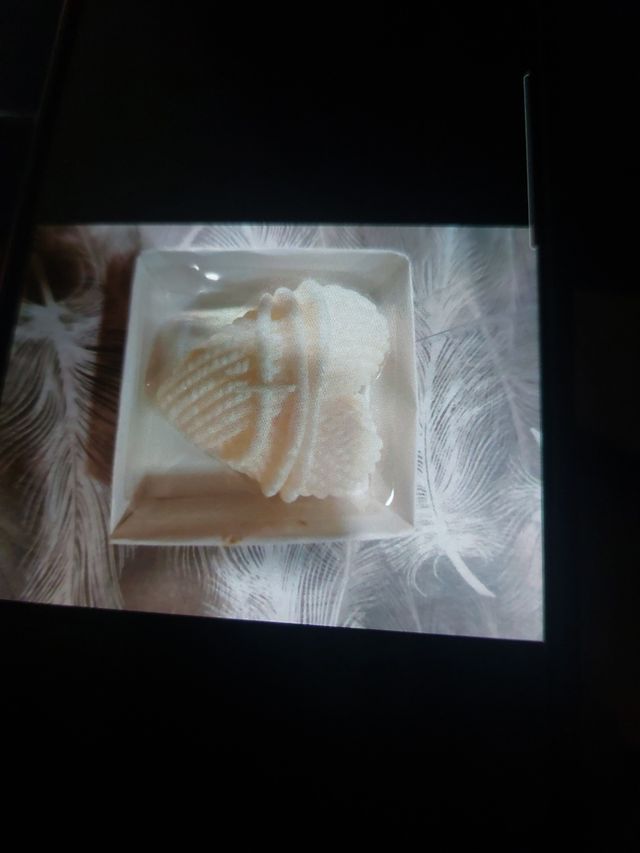 Candela cuore profumata bianca