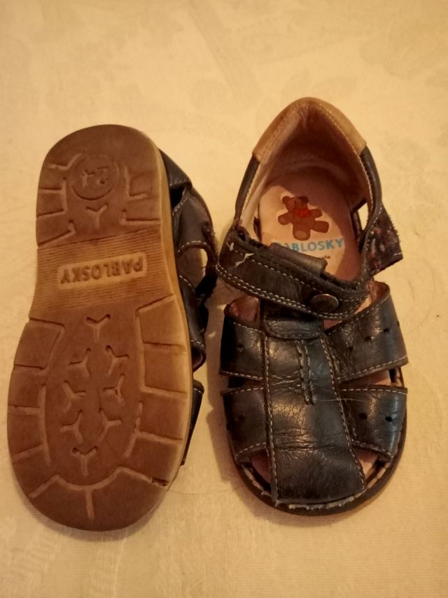 Sandalias Pablosky niño talla 24