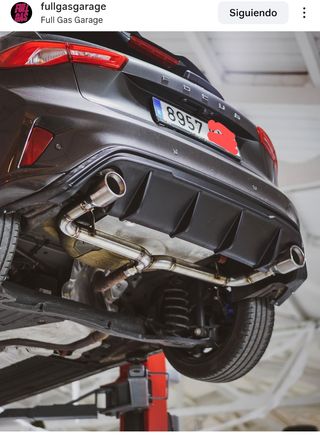 Tramo final+difusor trasero Ford Focus mk4