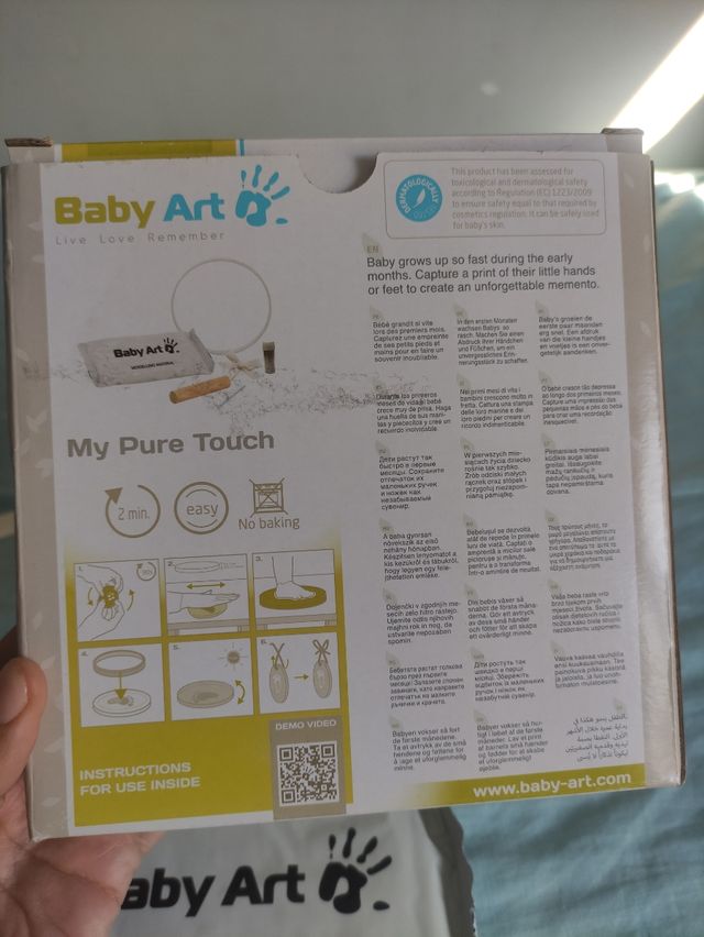 Kit BabyArt My Pure Touch - Molde Recién Nacido