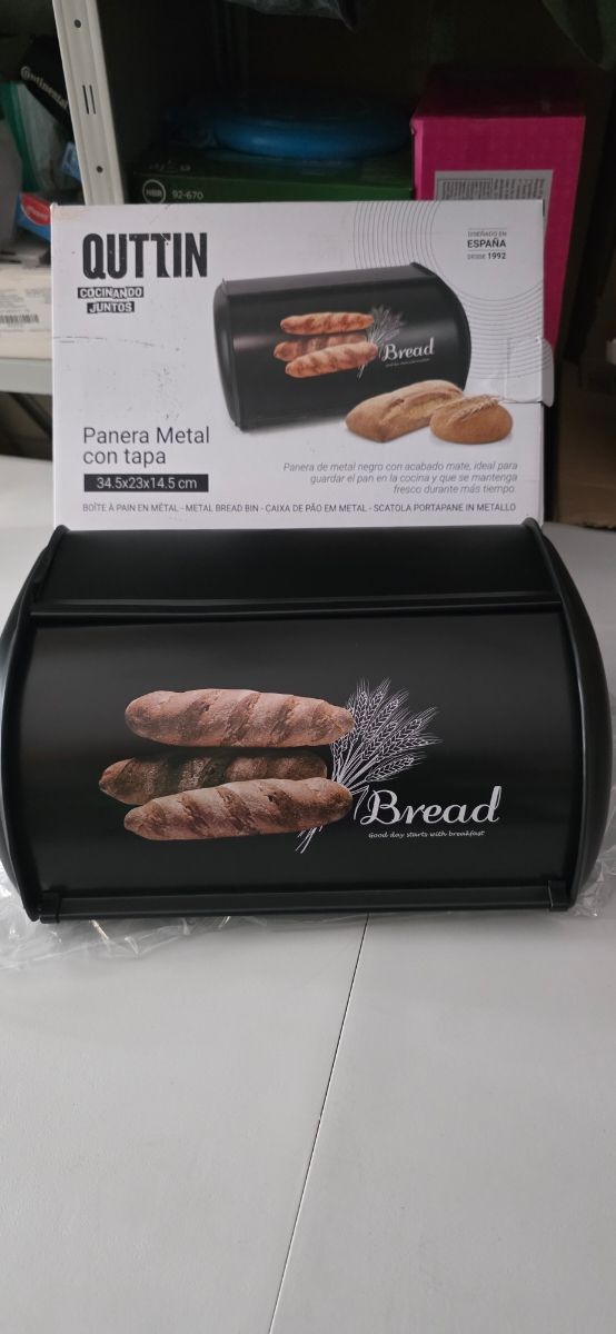 Porta pane Quttin - metallo nero