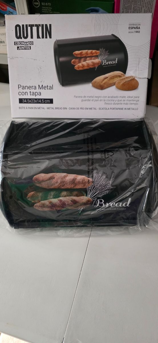 Porta pane Quttin - metallo nero