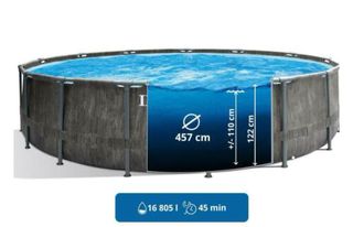 Piscina desmontable Intex 4,57 metros x 1,22 m