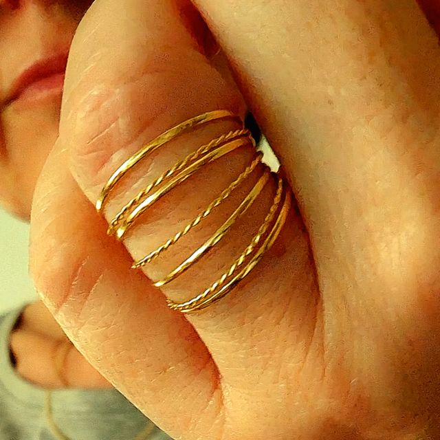 Anillo Semanario Dorado