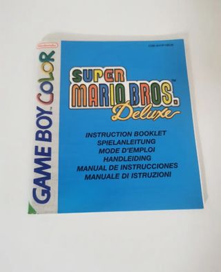 Manual Super Mario Bros Deluxe - Game Boy Color