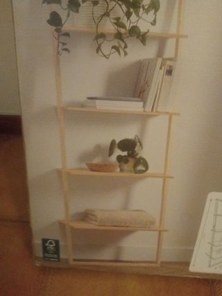 Estantería escalera Studio - Madera y metal