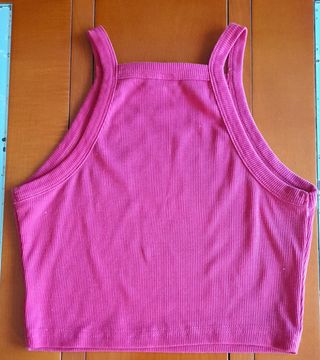 Top rosa Shein XS - Tirantes