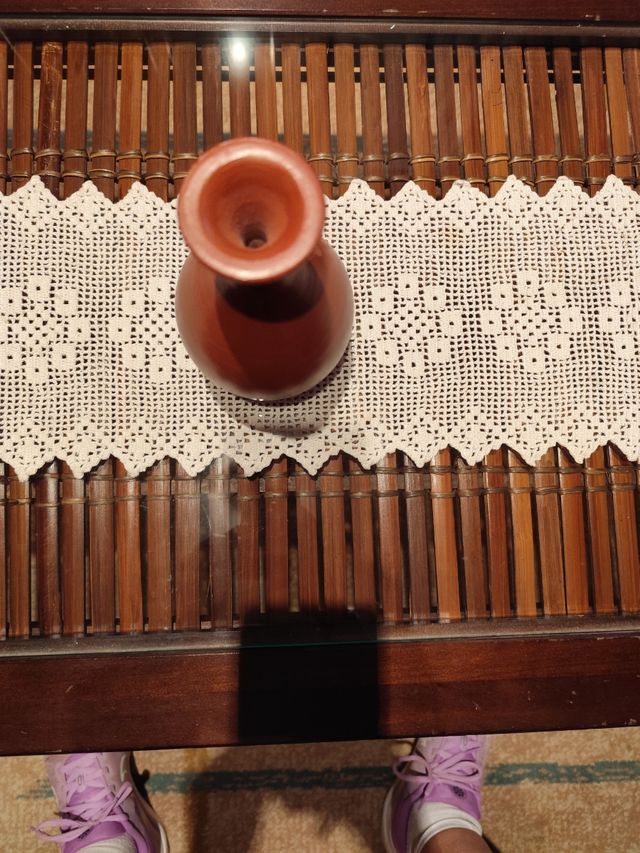 Jarrón artesanal terracota