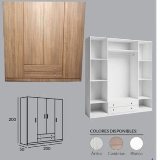 Armario 2, 3 y 4 puertas
