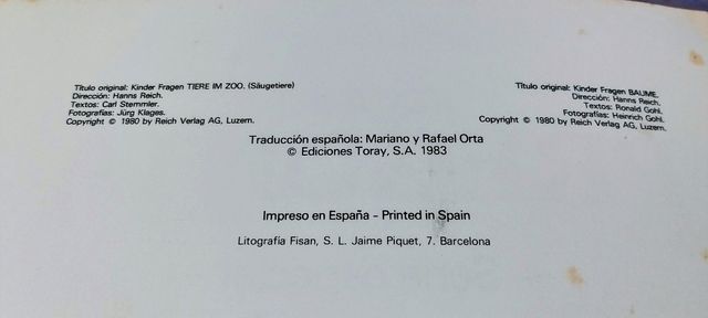 Libro per bambini Il Bambino Chiede (1982)