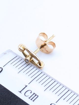 Pendientes oro 18k brillantes
